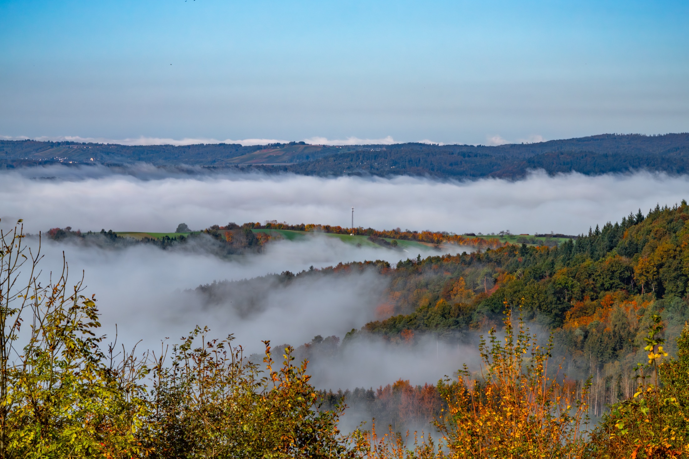 Ruhige Landschaft im Rems-Murr-Kreis nahe der Naturheilpraxis Evelyn Steppat